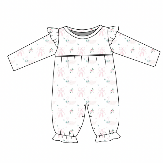 *PRE-ORDER* Rhodes Romper- Swan Ballet