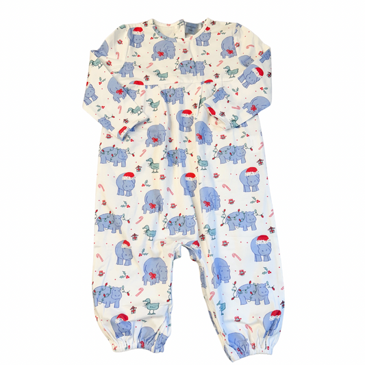 *PRE-ORDER* James Romper- I Want a Hippopotamus for Christmas