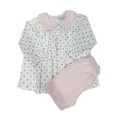 Girls Baseball Applique Legging Set by Three Sisters main image 0