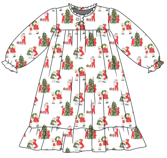 *PRE-ORDER* Noelle Nightgown- Merry Little Moments