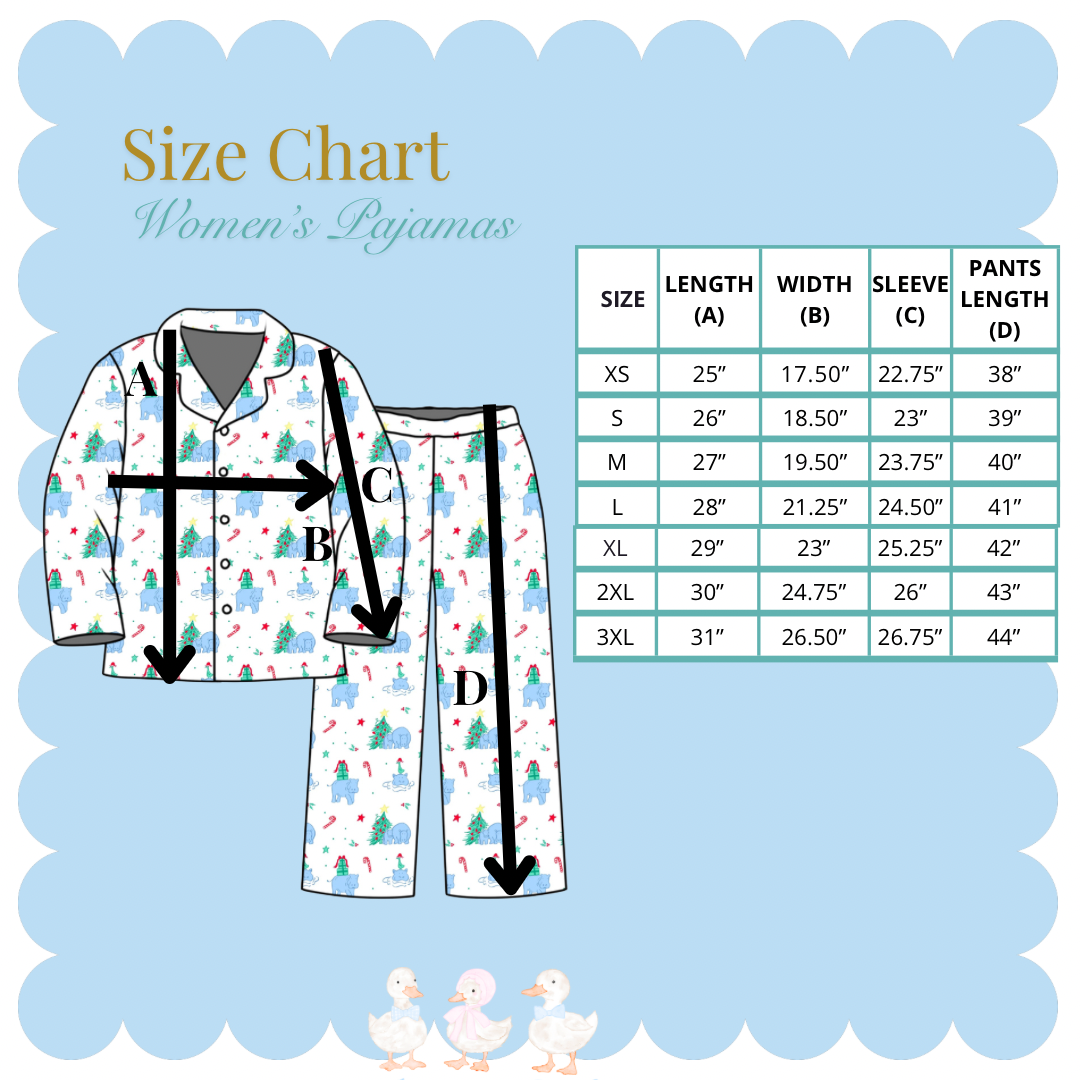 *PRE-ORDER* Lennon Lounge Set (Womens) - I Want a Hippopotamus for Christmas