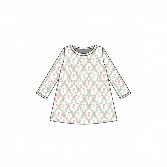 *PRE-ORDER* Dolly Dress- Evergreen Bows