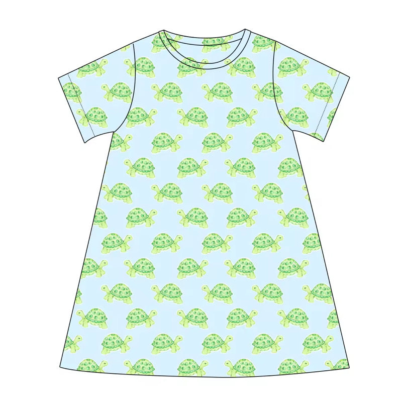 *PRE-ORDER* Charlotte Play Dress- Turtle Tides