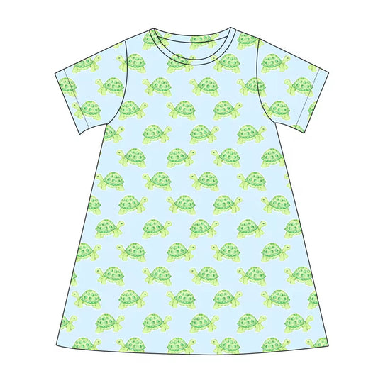 *PRE-ORDER* Charlotte Play Dress- Turtle Tides