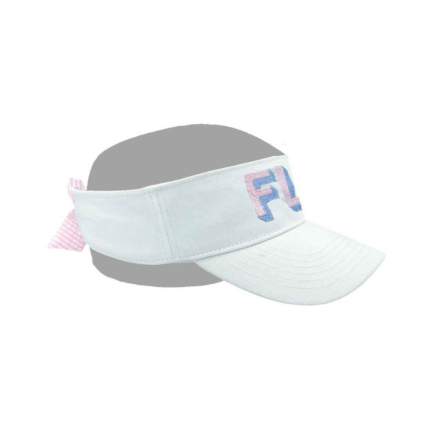 Winnie White Pink Bow Visor (Girls)