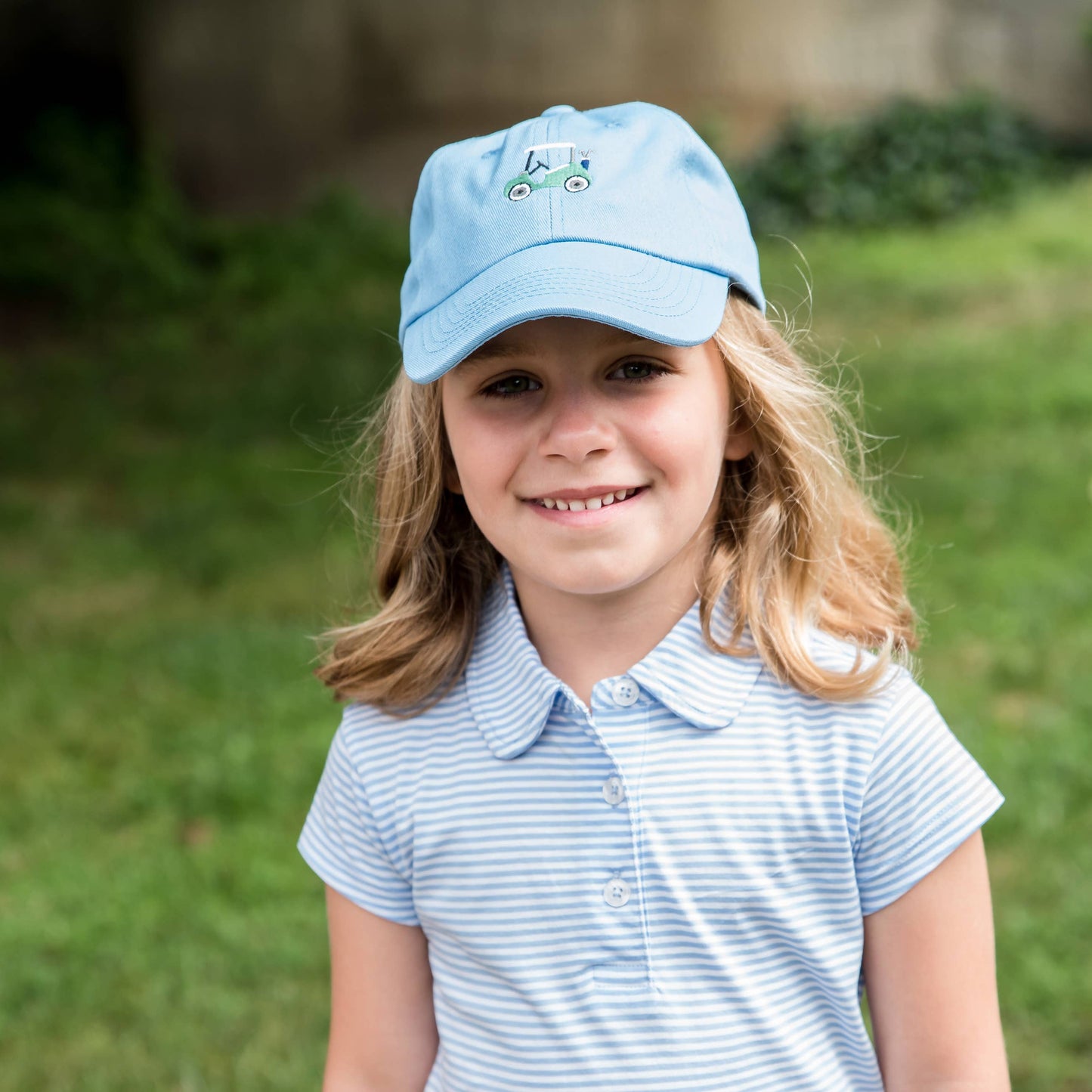 Golf Cart Bow Baseball Hat (Girls)